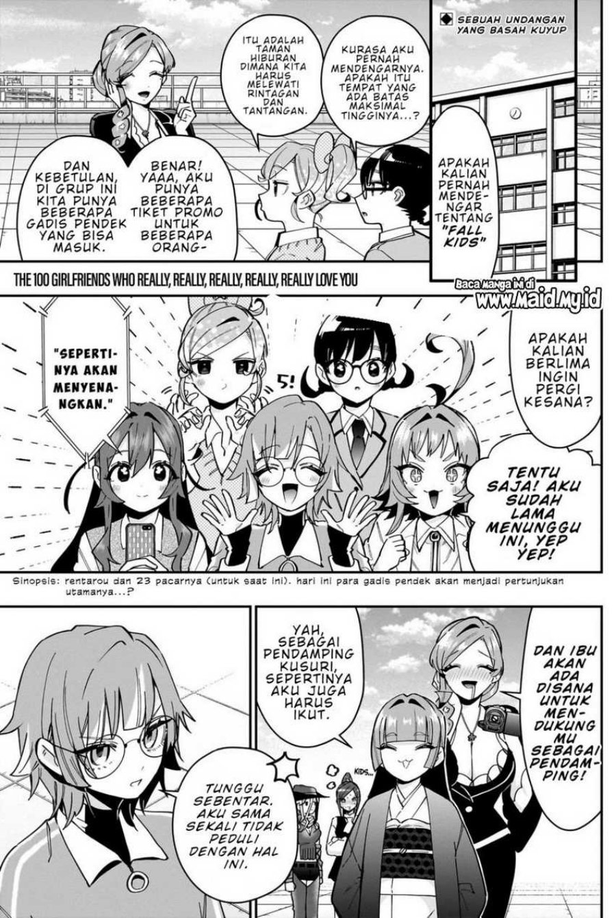 Kimi no Koto ga Dai Dai Dai Dai Daisuki na 100-ri no Kanojo Chapter 128 Bahasa Indonesia